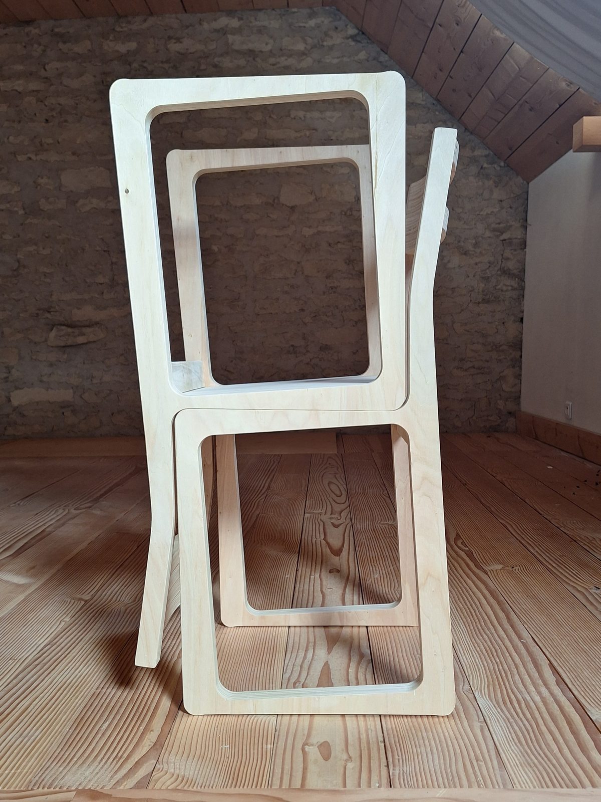 Chaise Millefeuilles — vue 2